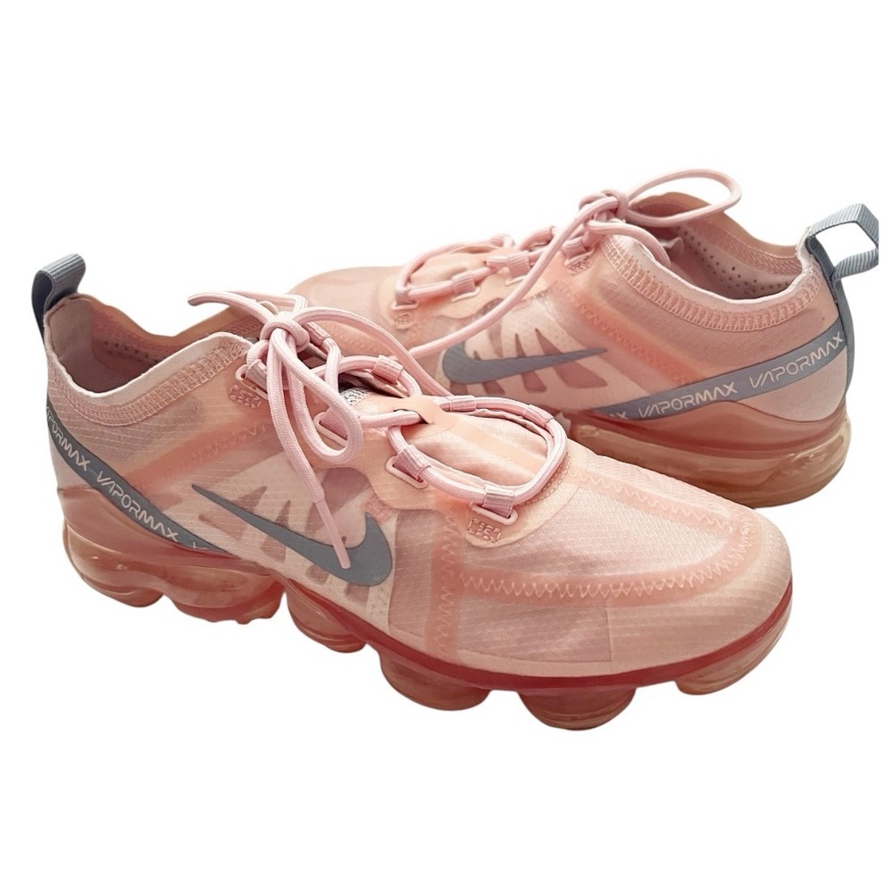 Nike Air Vapormax 2019 Pink Silver Women Running Shoes Sneaker Size 6.5